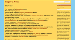 Desktop Screenshot of gregorywolos.com
